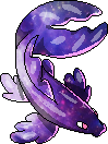 A shimmering purple fish