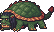 A turtle-like cerreature with a man's face